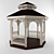 Wooden Gazebo Set (2 pcs) 3D model small image 2