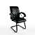 Elegant Italian Conference Chair 3D model small image 1