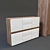 Selene Dresser & Closet Set 3D model small image 2