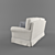 Provence Villa 2-Seater Sofa 3D model small image 3