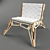 Cozy Comfort Lounge Chair 3D model small image 1