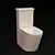 Compact Foley Close Coupled WC 3D model small image 1