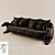 Bismarck Visionnaire Sofa: Elegant & Comfortable 3D model small image 1