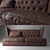 Elegant Giorgio Divan: Luxury Collection 3D model small image 1