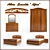 Albero Komodita Afina bedroom set 3D model small image 1