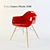 Modern Eames Plastic DAW Chair with Multiple Material Options 3D model small image 1