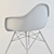 Modern Eames Plastic DAW Chair with Multiple Material Options 3D model small image 2