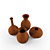 Stylish Ceramic Kitchenware 3D model small image 1