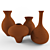 Stylish Ceramic Kitchenware 3D model small image 2