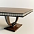Modern Art Deco Table 3D model small image 3