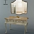 FENICE ITALIA LUXURY: Italian Floor Mounted Bathroom Vanity 3D model small image 1