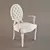 Fendi Gaia Chair: Italian Craftsmanship & Elegance 3D model small image 3