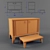 Versatile Bedside Bench Table 3D model small image 1