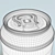 Sleek Aluminum Beverage Can 3D model small image 3