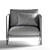 Sleek Comfort: Saba Livingston Chair 3D model small image 2