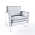 Melbi Chair: Modern Comfort from IKEA 3D model small image 2
