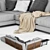 Flexform Cestone Sofa: Italian Design Elegance 3D model small image 2