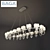 Elegant Chandelier: BAGA Patrizia Garganti 3D model small image 1