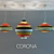 Multicolored Metallic Pendant Light 3D model small image 2