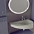 Sophisticated Valente Eletto 800 Vanity 3D model small image 2