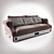 VISMARA Sofa: Stylish and Spacious 3D model small image 1