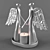 Angel Candlestick Holder 3D model small image 1