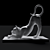 Adorable Cat Decor 3D model small image 1