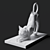 Adorable Cat Decor 3D model small image 2