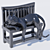 Cozy Decor: Sleeping Cat 3D model small image 1