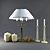 Elegant Illumination: Lamp & Candle Combo 3D model small image 1