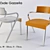 Exde Gazzella Chair: Sleek and Compact 3D model small image 1