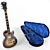 Jolana Diamant I 1983 + Case: Vintage Les Paul-style Electric Guitar 3D model small image 2