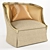 Elegant Carleton Chair: Stylish Comfort 3D model small image 1