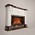 Classic Fireplace Model 3D model small image 1