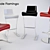 Exde Flamingo Chair - Stylish Design and Adjustable Height 3D model small image 1