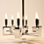 Elegant Ceiling Chandelier: A Versatile Table Lamp 3D model small image 2
