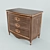 Patterned Chest of Drawers 3D model small image 1