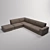 Glamorous Italian Sofa by CTS Salotti 3D model small image 1