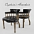 Elegant Captain's Armchair: 86x63.5x47 3D model small image 1