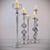 Elegant Candle Set with Holders 3D model small image 1