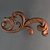 Intricate Carved Element 2 3D model small image 1