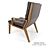 Sophisticated Andoo Lounge Chair 3D model small image 2