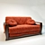 Title: Lunar Comfort Sofa 3D model small image 1