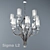 Sigma L2 Crystal & Co. Chandelier 3D model small image 1
