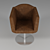 Elevate Luna Guest Chair 3D model small image 2