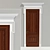Classic Door with Plaster Trim 3D model small image 1