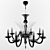 Murano Glass Chandelier • Gabbiani Lampadari 3D model small image 1