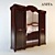 Anita Wardrobe: Stylish Bedroom Furniture 3D model small image 1