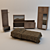 Unified Hotel Furniture Set 3D model small image 1