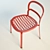 Sleek Stackable Chair: Calligaris Link 3D model small image 2